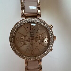 Brand New New York & Company Woman's Quartz Rhinestone Accent Watch #3966 NWT